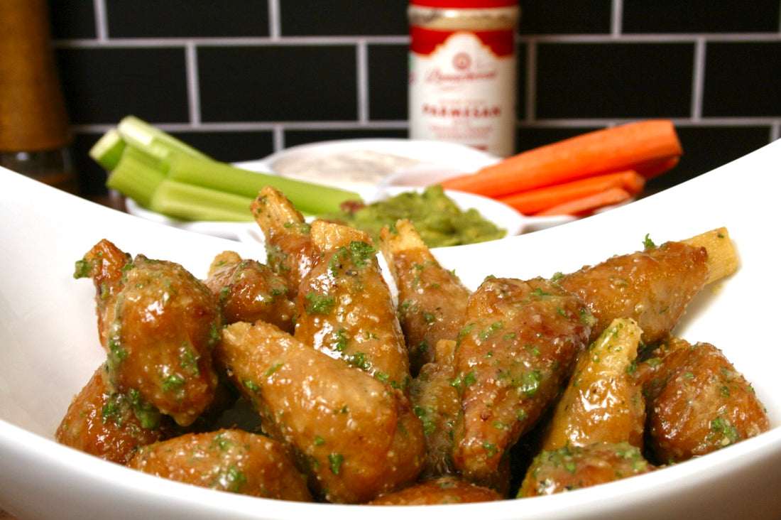 Garlic Parmesan Chicken Drumsticks