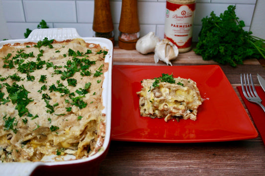 White Mushroom Lasagna