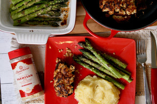 Balsamic Glazed Parmesan Roasted Asparagus