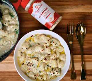 Garlic and Parmesan Gnocchi - Panacheeza